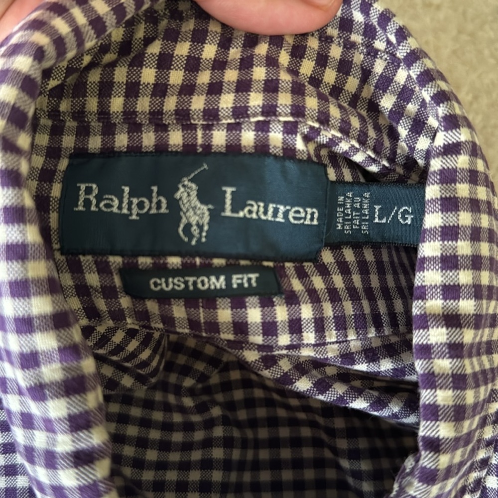 Custom Fit Polo Ralph Lauren Button Down - Picture 2 of 2